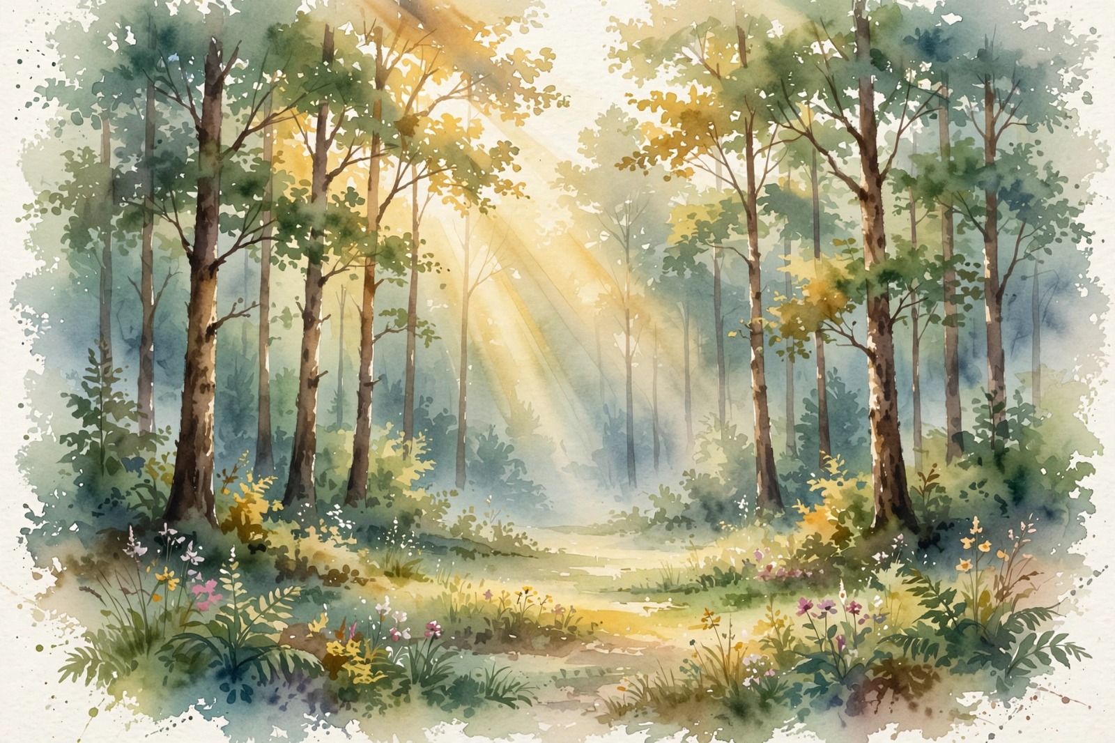 Clairière lumineuse